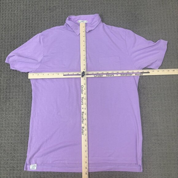Peter Millar Shirt Mens Large Pima Cotton Golf Polo Comfort Tee Lightweight Airy - Picture 3 of 9